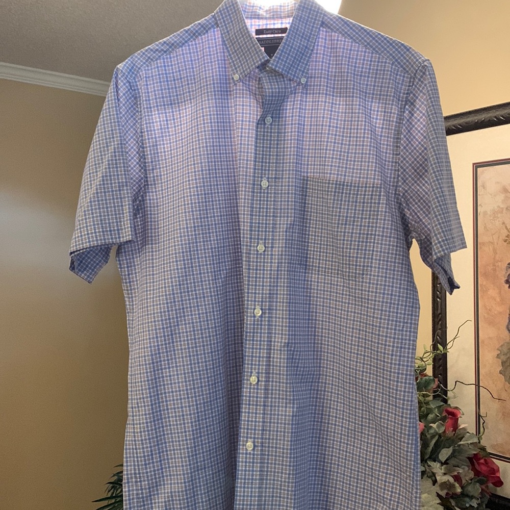 Mens med shirt - short sleeve Saddlebred casual shirt
